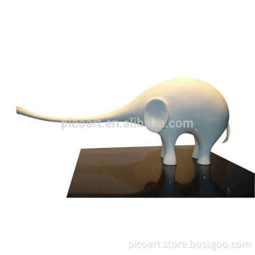 White modern Long nose Animal